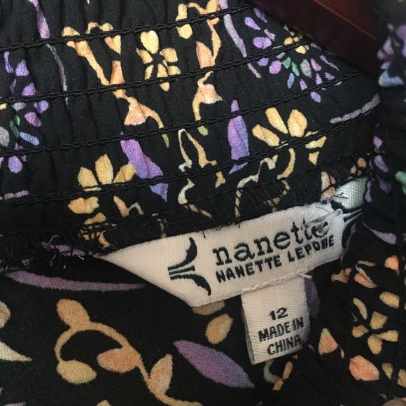 Nanette Nanette Lepore Smock Neck Long Sleeve Midi Dress NWT - Picture 6 of 15